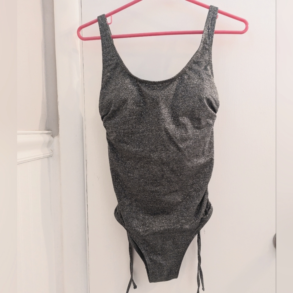 Sparkly Green One-Piece Swimsuit